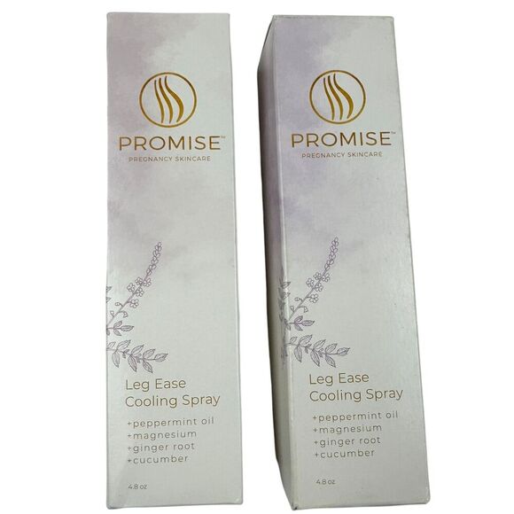 LOT OF 2 Promise Pregnancy Skincare LEG EASE COOLING SPRAY Peppermint 4.8oz ea - Picture 1 of 5